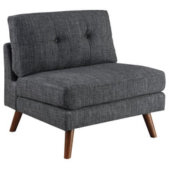 Churchill Grey Armless Chair - MyWaynesHome #