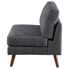 Churchill Grey Armless Chair - MyWaynesHome #