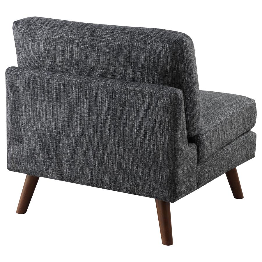 Churchill Grey Armless Chair - MyWaynesHome #