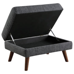 Churchill Grey Ottoman - MyWaynesHome #