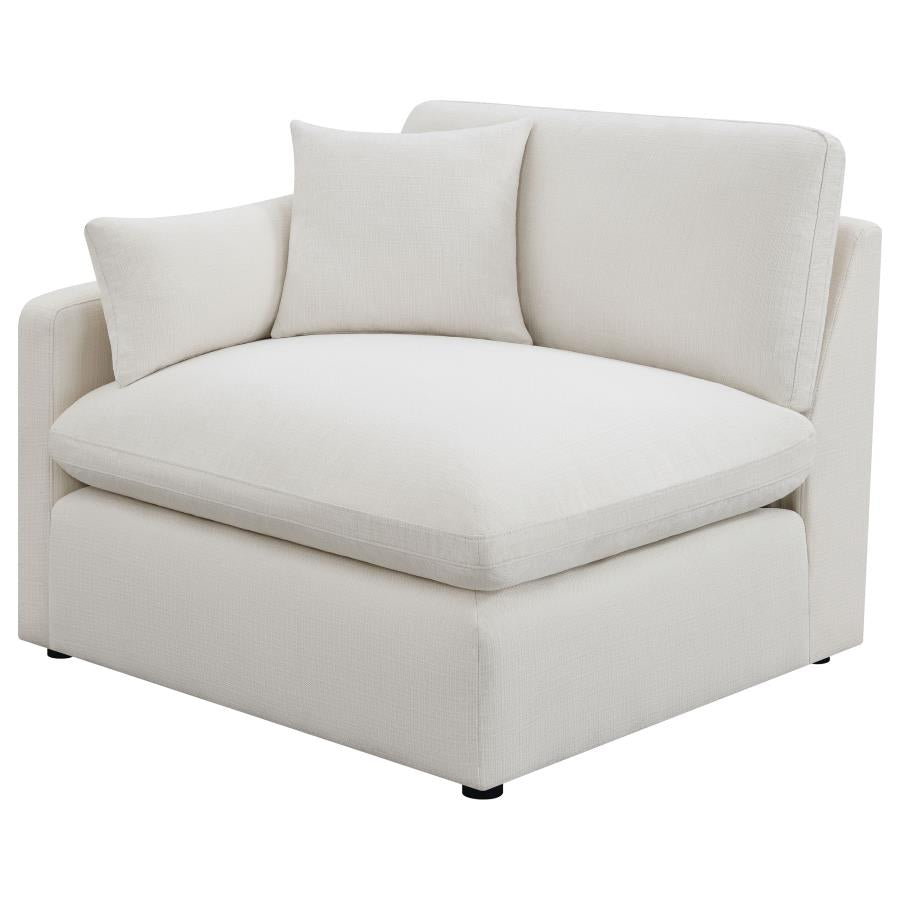 Hobson Ivory 6 Pc Sectional - MyWaynesHome #