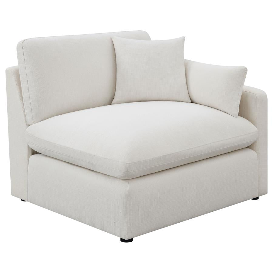 Hobson Ivory 6 Pc Sectional - MyWaynesHome #