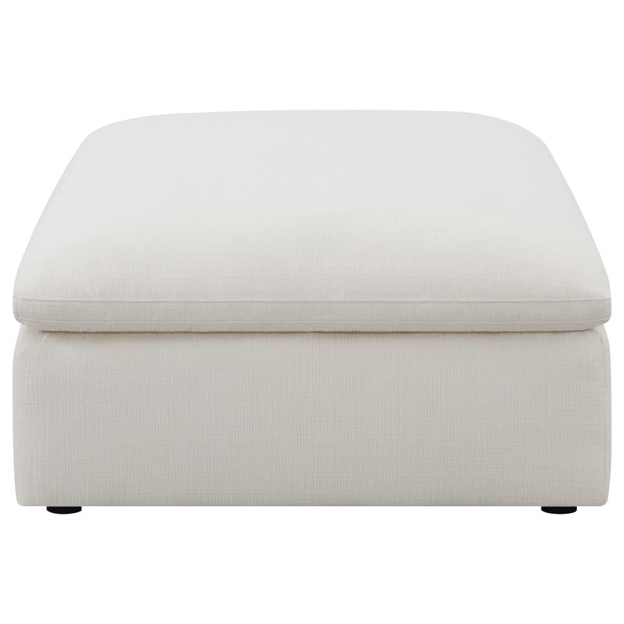 Hobson Ivory Ottoman - MyWaynesHome #