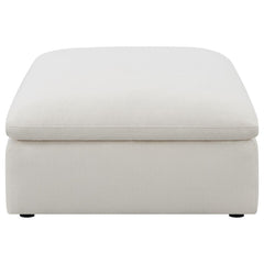 Hobson Ivory Ottoman - MyWaynesHome #