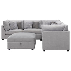 Cambria Grey 6 Pc Sectional - MyWaynesHome #