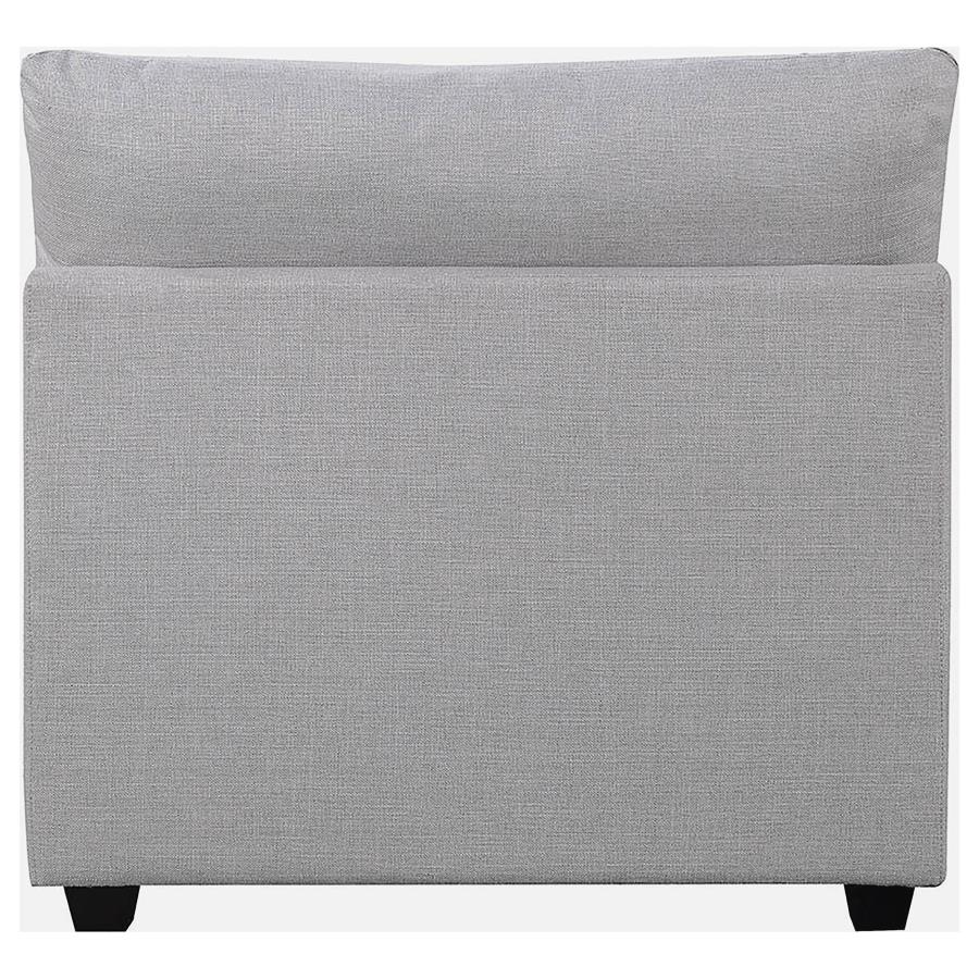 Cambria Grey Armless Chair - MyWaynesHome #