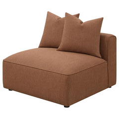 Jennifer Brown Armless Chair - MyWaynesHome #