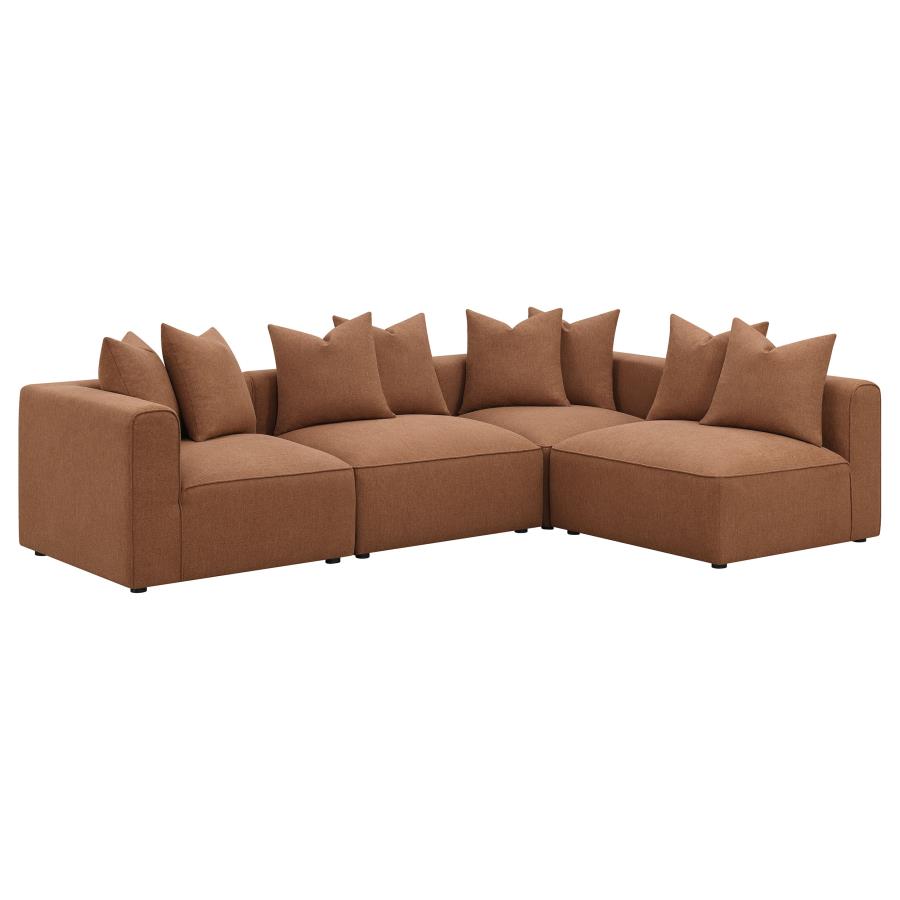Jennifer Brown Armless Chair - MyWaynesHome #