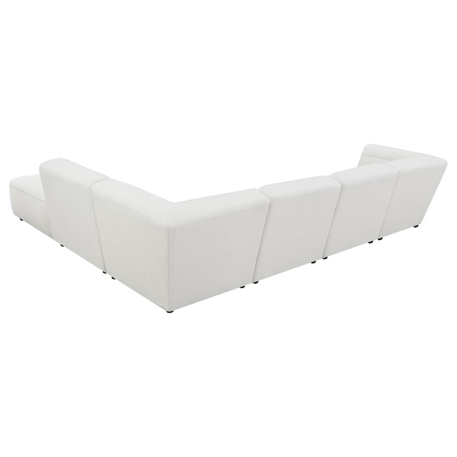 Sunny White 6 Pc Sectional - MyWaynesHome #