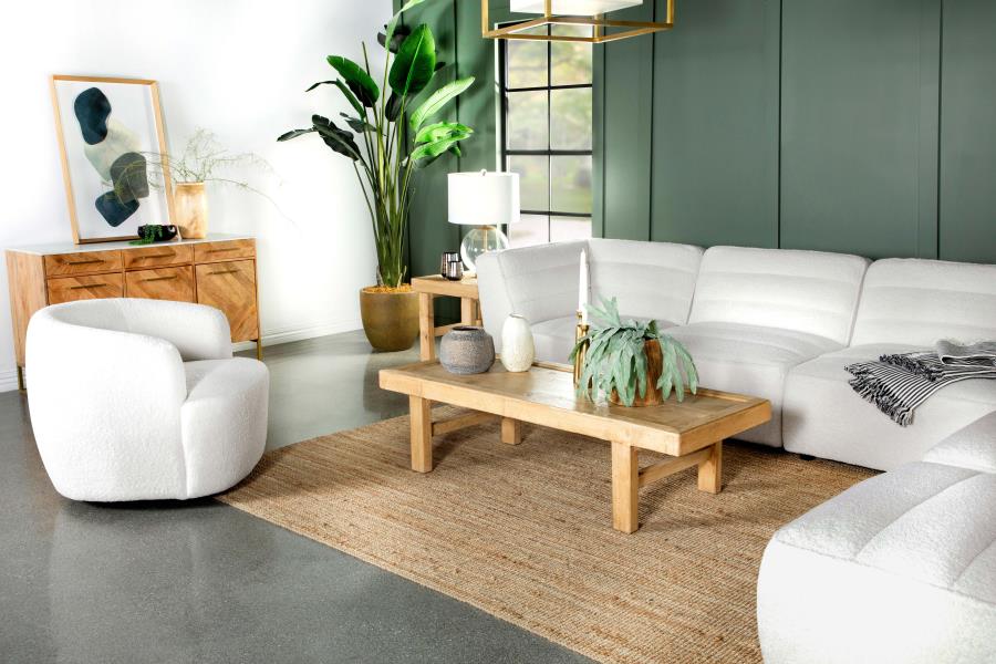 Sunny White 6 Pc Sectional - MyWaynesHome #