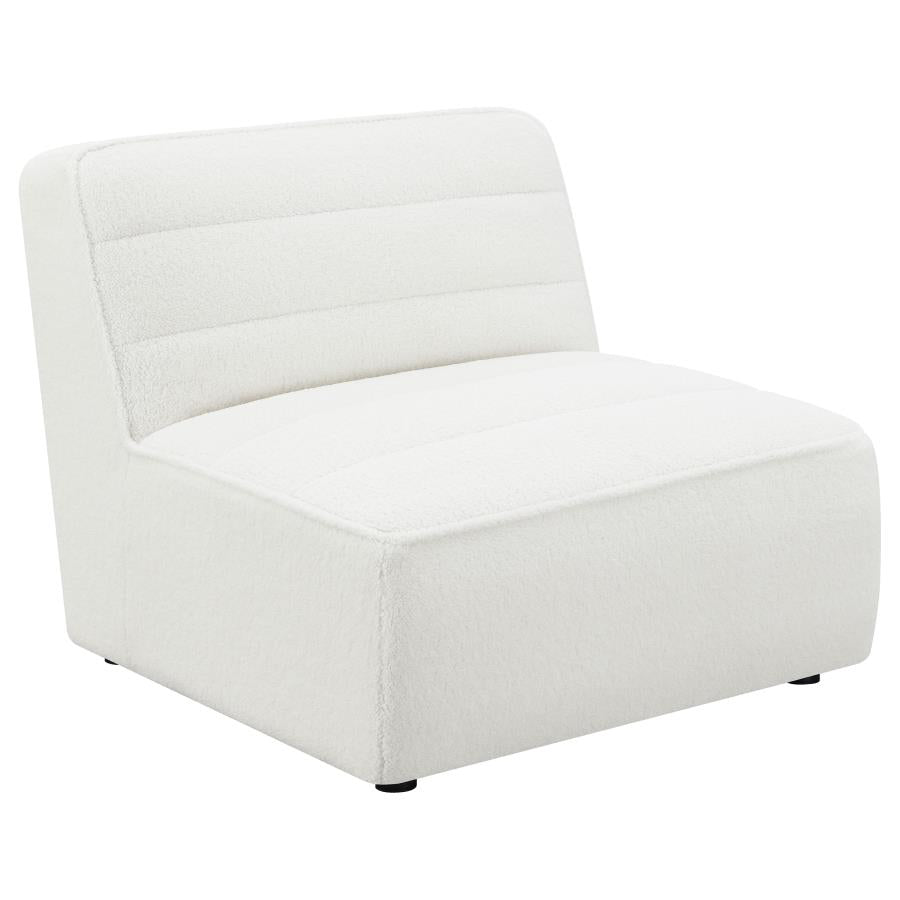 Sunny White Armless Chair - MyWaynesHome #