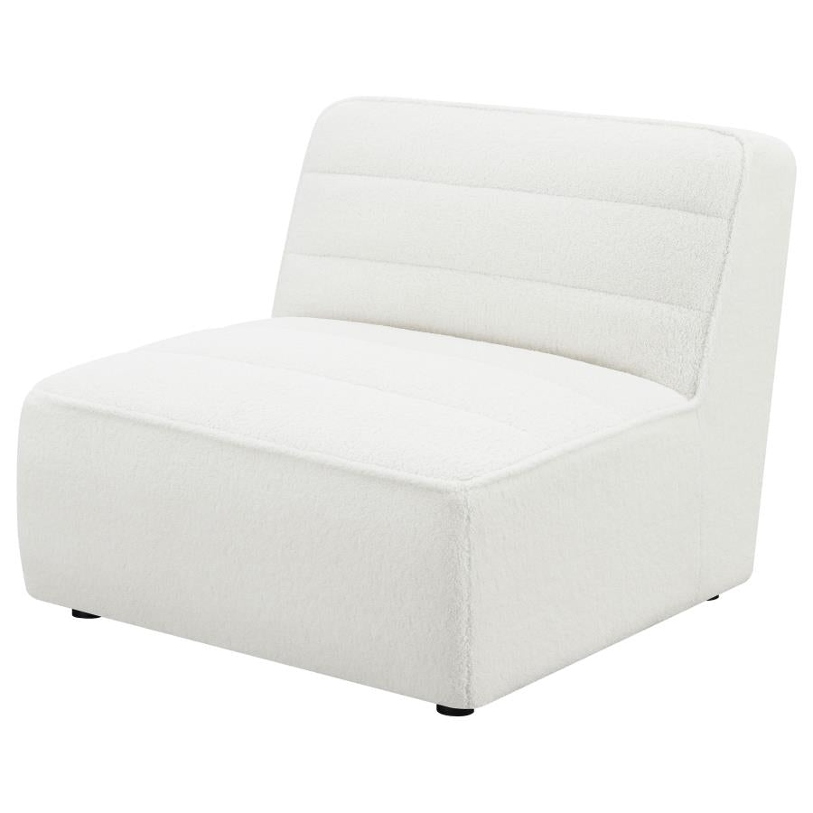 Sunny White Armless Chair - MyWaynesHome #
