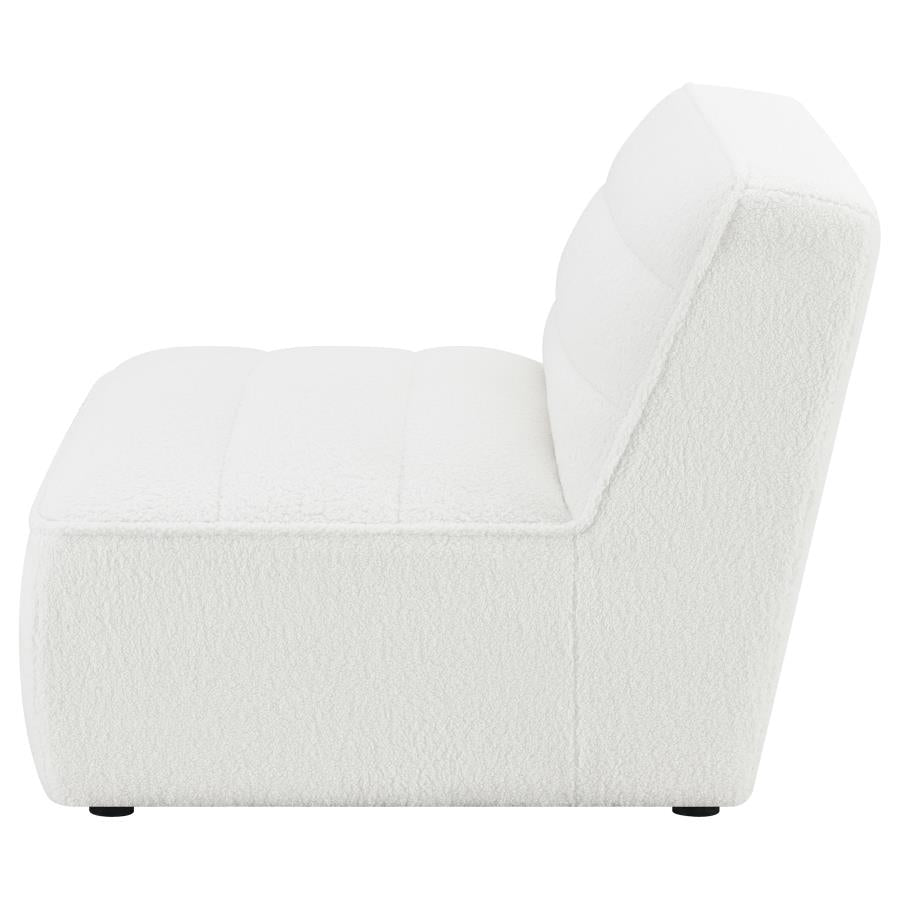 Sunny White Armless Chair - MyWaynesHome #
