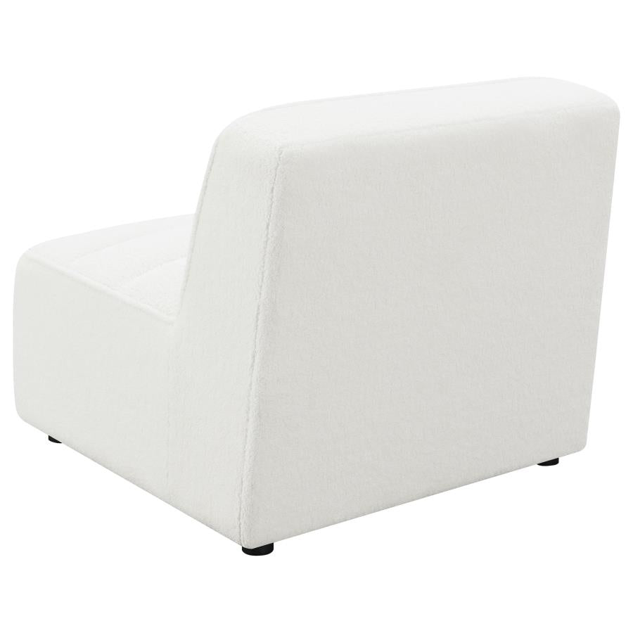 Sunny White Armless Chair - MyWaynesHome #