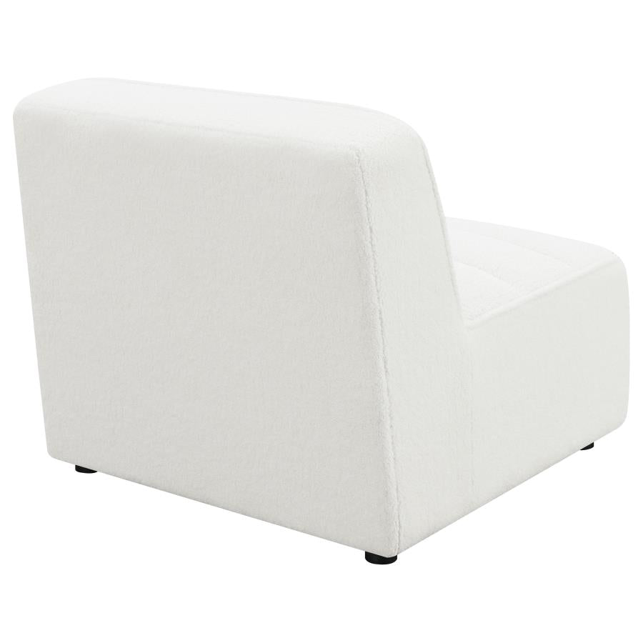Sunny White Armless Chair - MyWaynesHome #