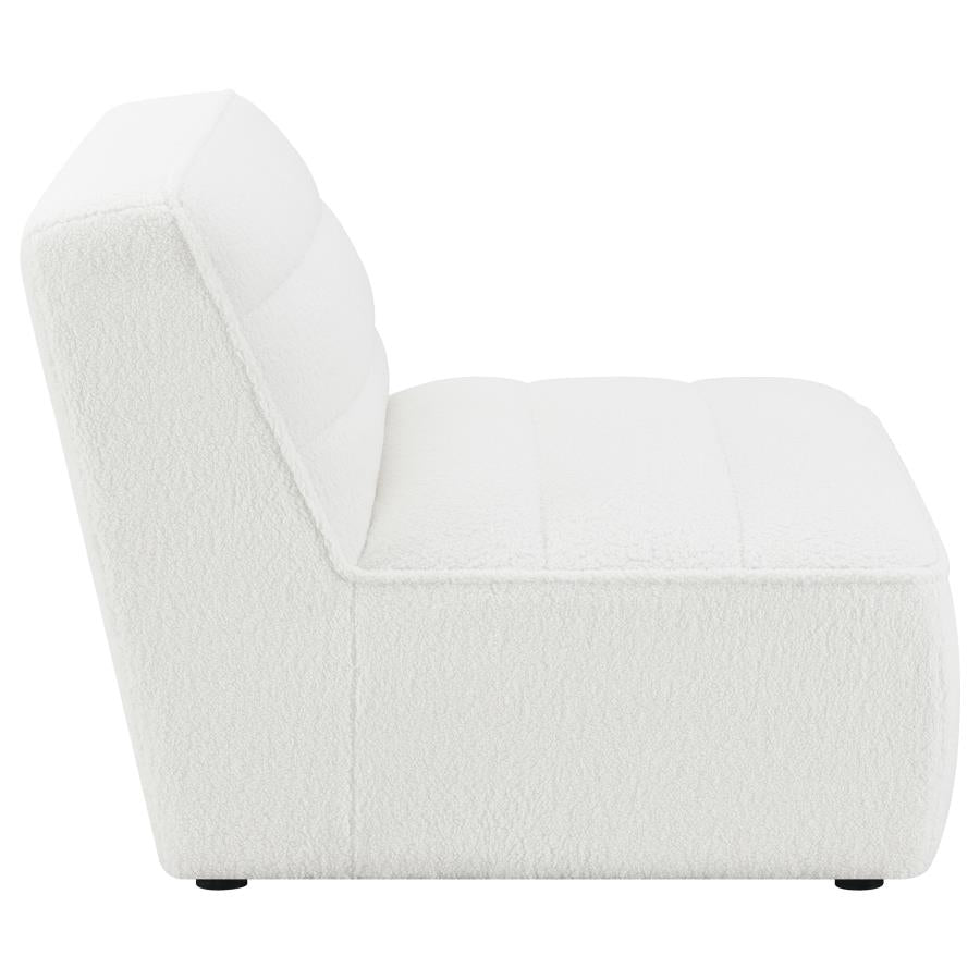 Sunny White Armless Chair - MyWaynesHome #
