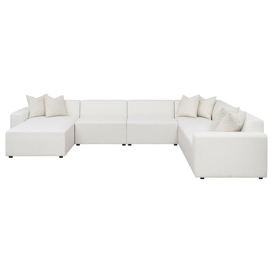 Freddie White 7 Pc Sectional - MyWaynesHome #