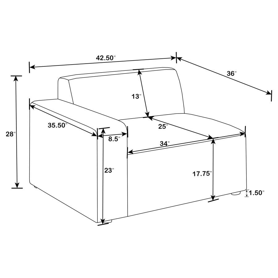 Freddie White Laf Chair - MyWaynesHome #