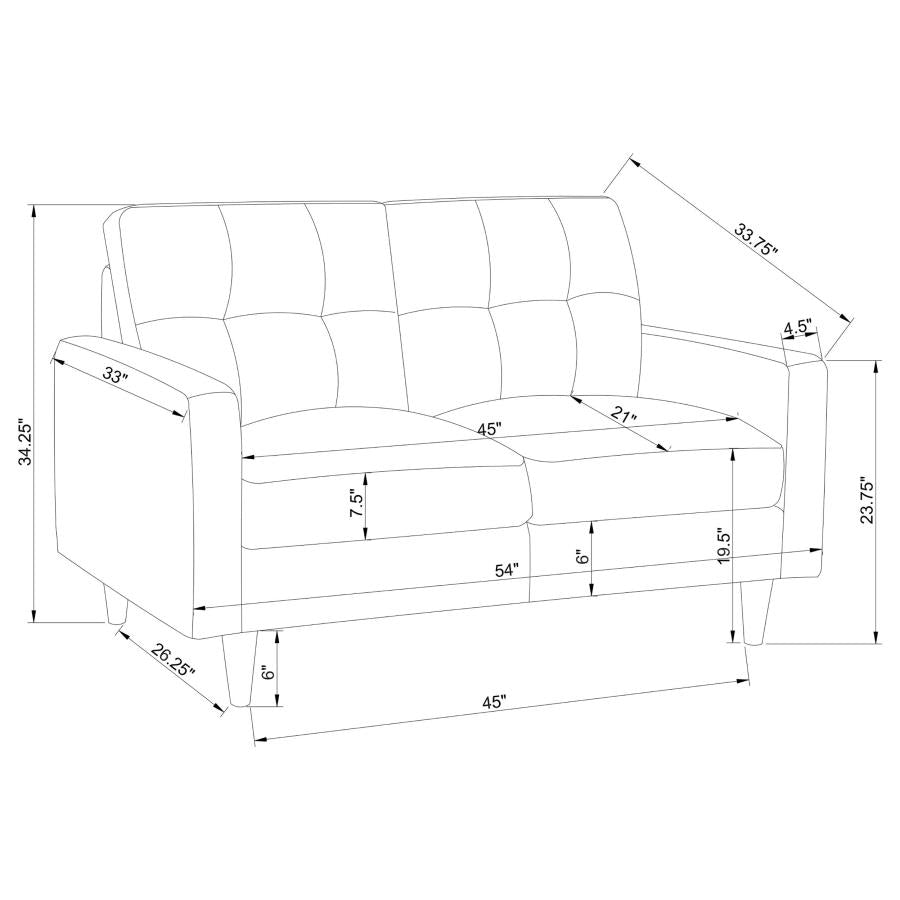 Watsonville Grey 2 Pc Sofa Set - MyWaynesHome #