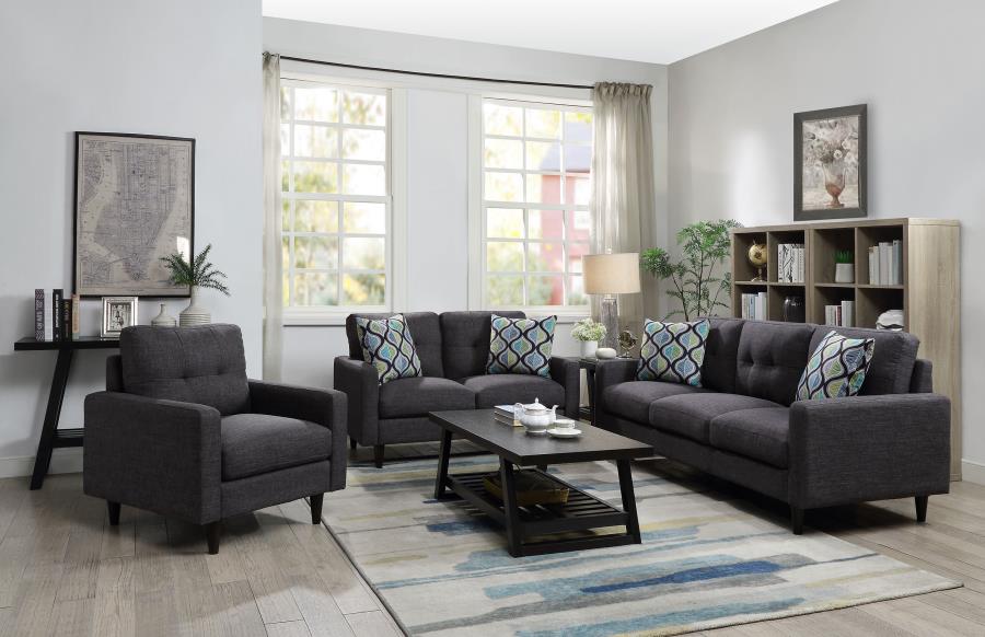 Watsonville Grey 3 Pc Sofa Set - MyWaynesHome #