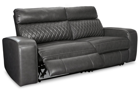 Samperstone 2-Piece Power Reclining Sectional - MyWaynesHome #
