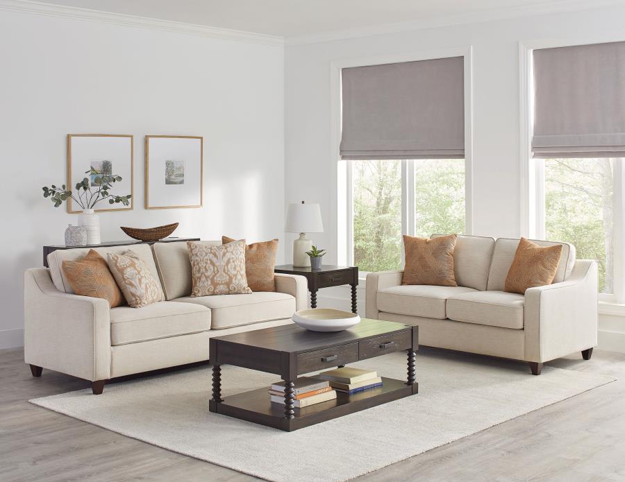 Christine Beige Sofa - MyWaynesHome #