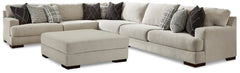 Artsie 4-Piece Sectional with Ottoman - MyWaynesHome #