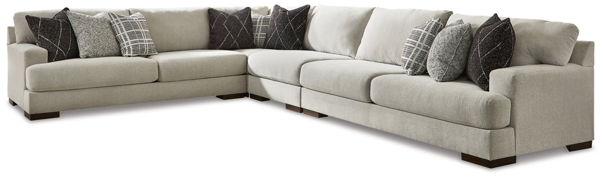 Artsie 4-Piece Sectional with Ottoman - MyWaynesHome #