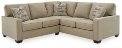 Lucina 2-Piece Sectional with Ottoman - MyWaynesHome #