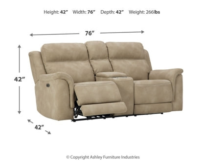 Next-Gen DuraPella Power Reclining Loveseat with Console - MyWaynesHome #