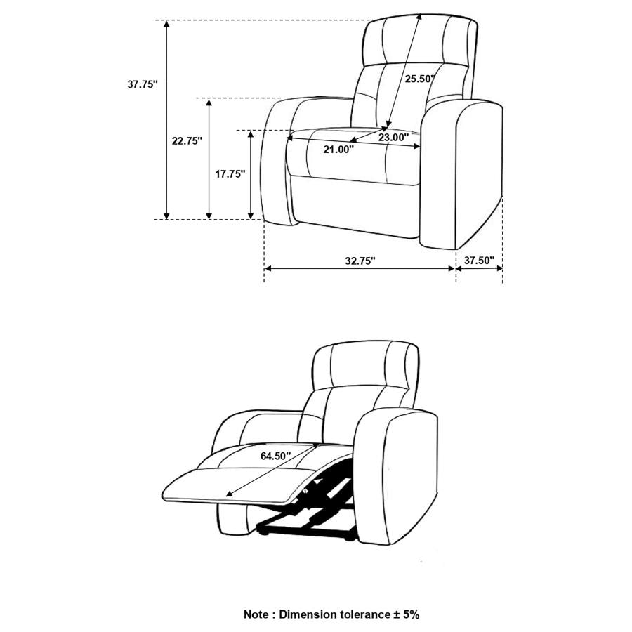 Cyrus Black Recliner - MyWaynesHome #