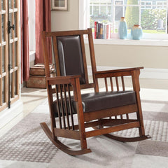 Ida Brown Rocking Chair - MyWaynesHome #