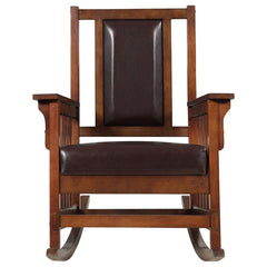 Ida Brown Rocking Chair - MyWaynesHome #