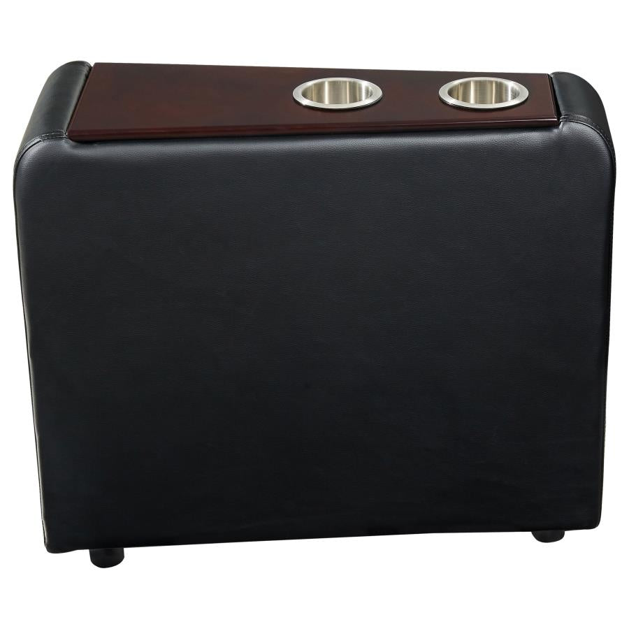 Toohey Black 5 Pc Theater Seating (3r) - MyWaynesHome #