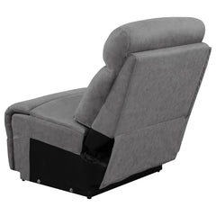 Higgins Grey Armless Chair - MyWaynesHome #