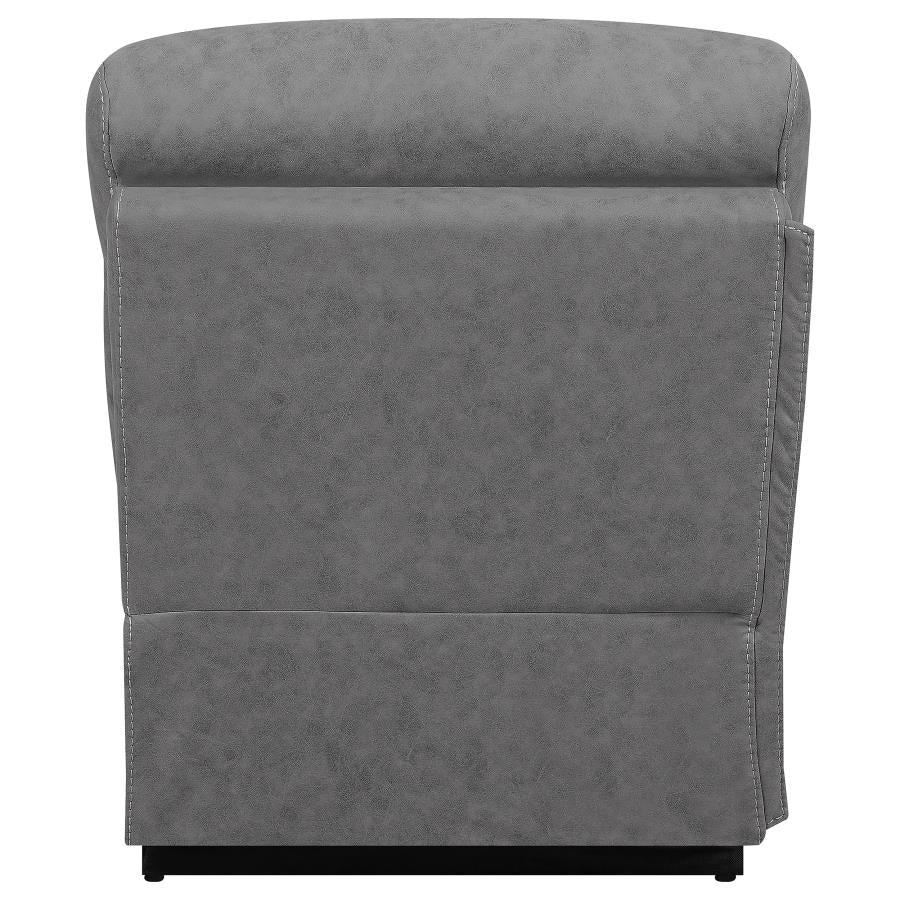 Higgins Grey Armless Chair - MyWaynesHome #