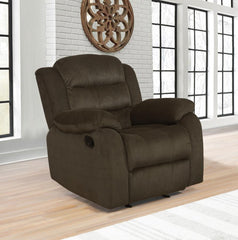 Rodman Brown Glider Recliner - MyWaynesHome #