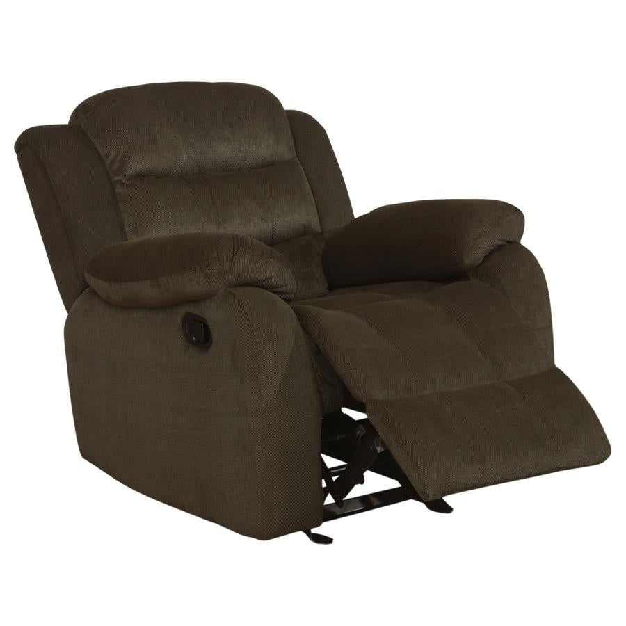 Rodman Brown Glider Recliner - MyWaynesHome #
