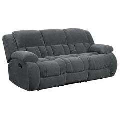 Weissman Grey 3 Pc Motion Sofa Set - MyWaynesHome #