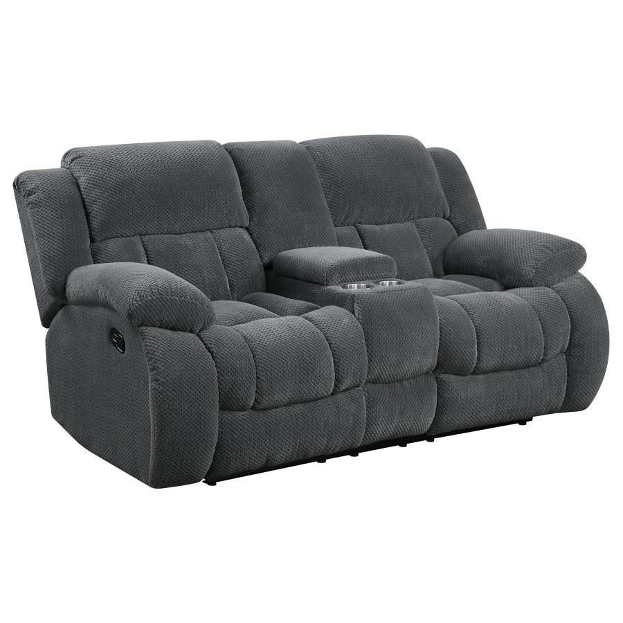 Weissman Grey 3 Pc Motion Sofa Set - MyWaynesHome #