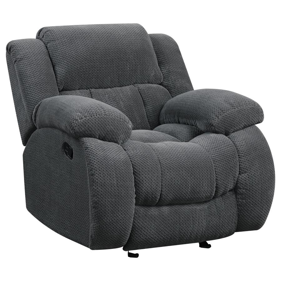 Weissman Grey 3 Pc Motion Sofa Set - MyWaynesHome #