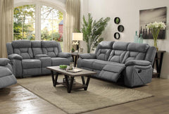 Higgins Grey 2 Pc Motion Sofa Set - MyWaynesHome #