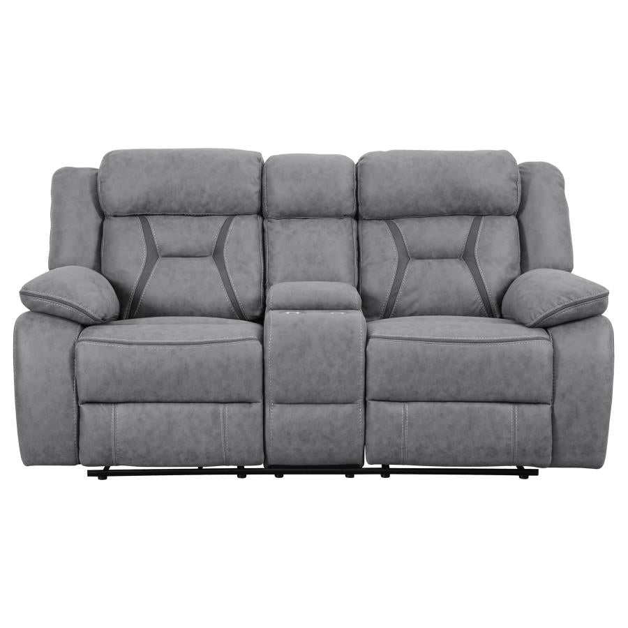 Higgins Grey 2 Pc Motion Sofa Set - MyWaynesHome #