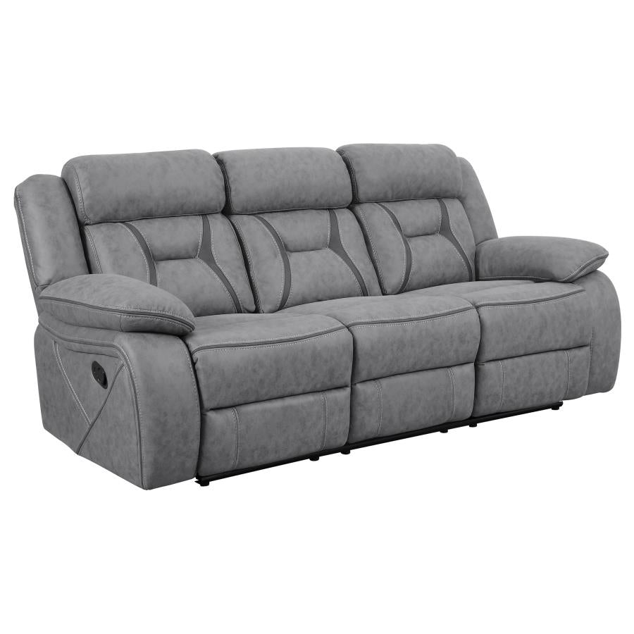 Higgins Grey Motion Sofa - MyWaynesHome #