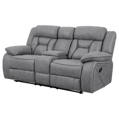 Higgins Grey Motion Loveseat - MyWaynesHome #