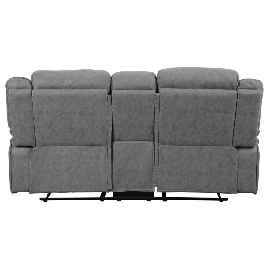 Higgins Grey Motion Loveseat - MyWaynesHome #