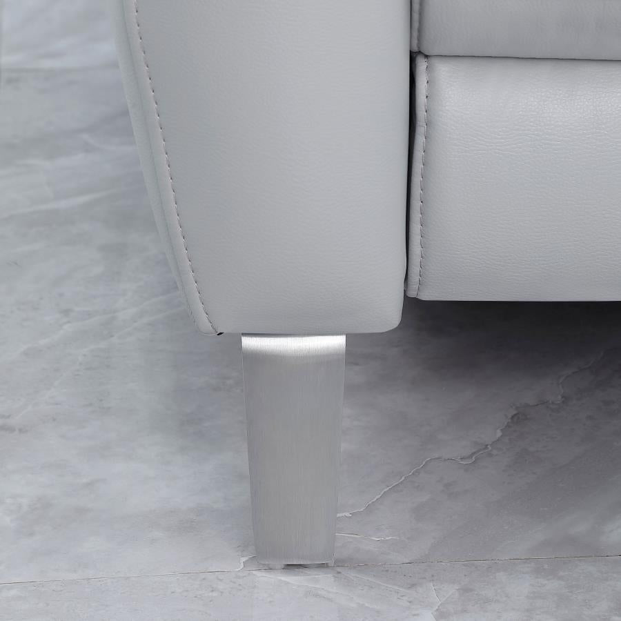 Derek Grey 2 Pc Power Sofa Set - MyWaynesHome #