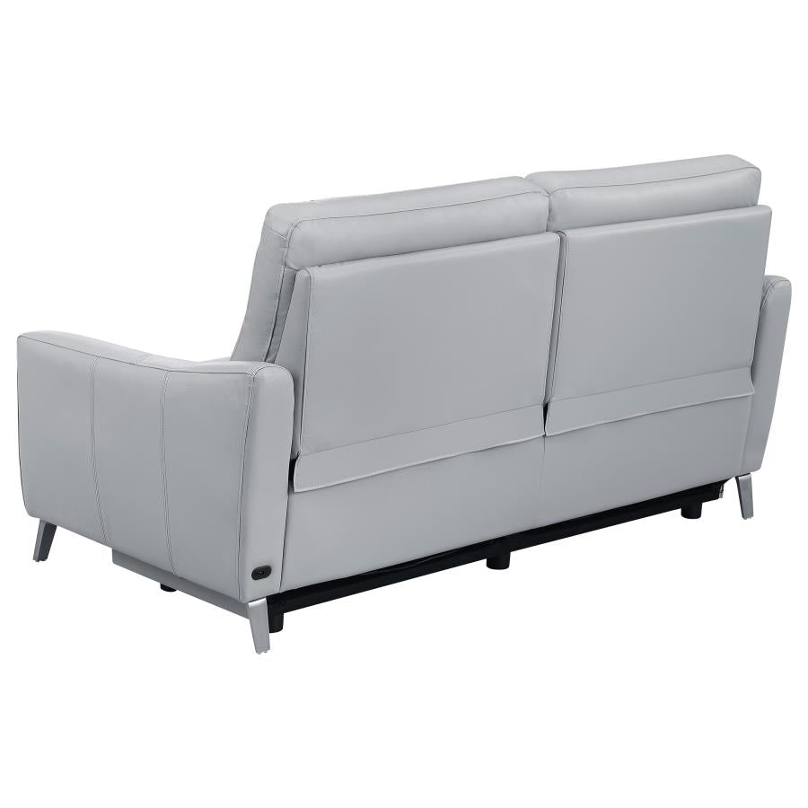 Derek Grey 3 Pc Power Sofa Set - MyWaynesHome #