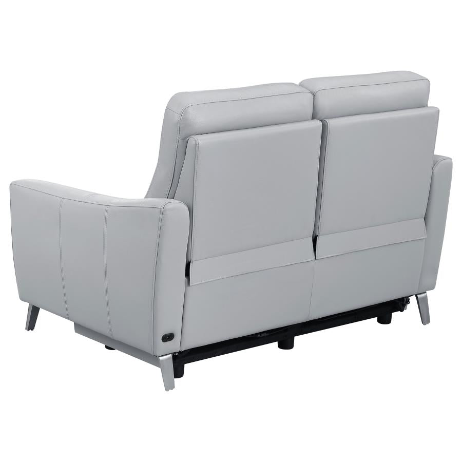 Derek Grey 3 Pc Power Sofa Set - MyWaynesHome #