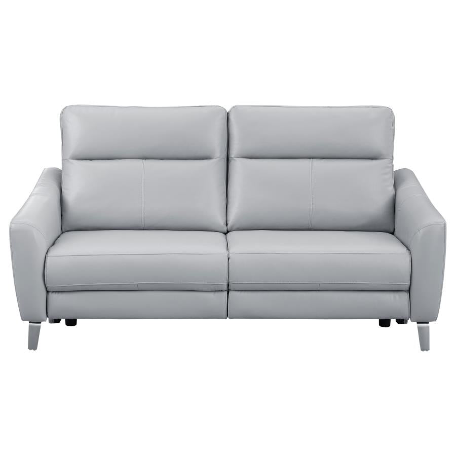 Derek Grey Power Sofa - MyWaynesHome #